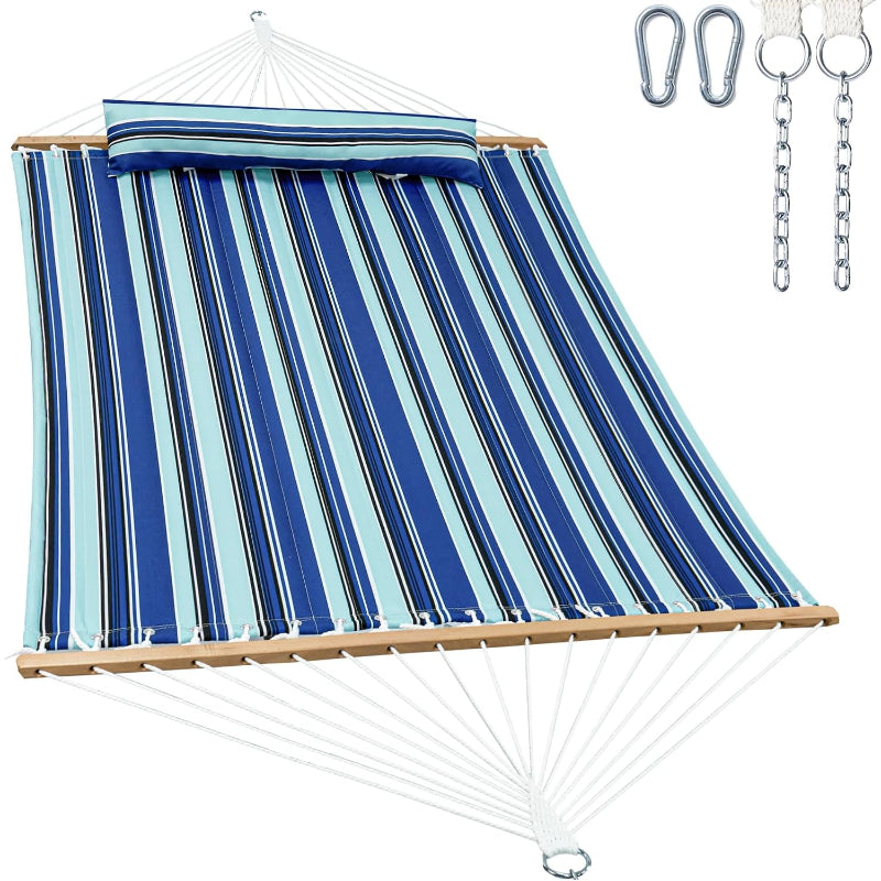 2‑Person Hardwood Spreader‑Bar Hammock