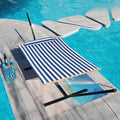 Blue‑White Quilted Double Hammock