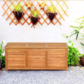Acacia Wood Outdoor Storage Bench