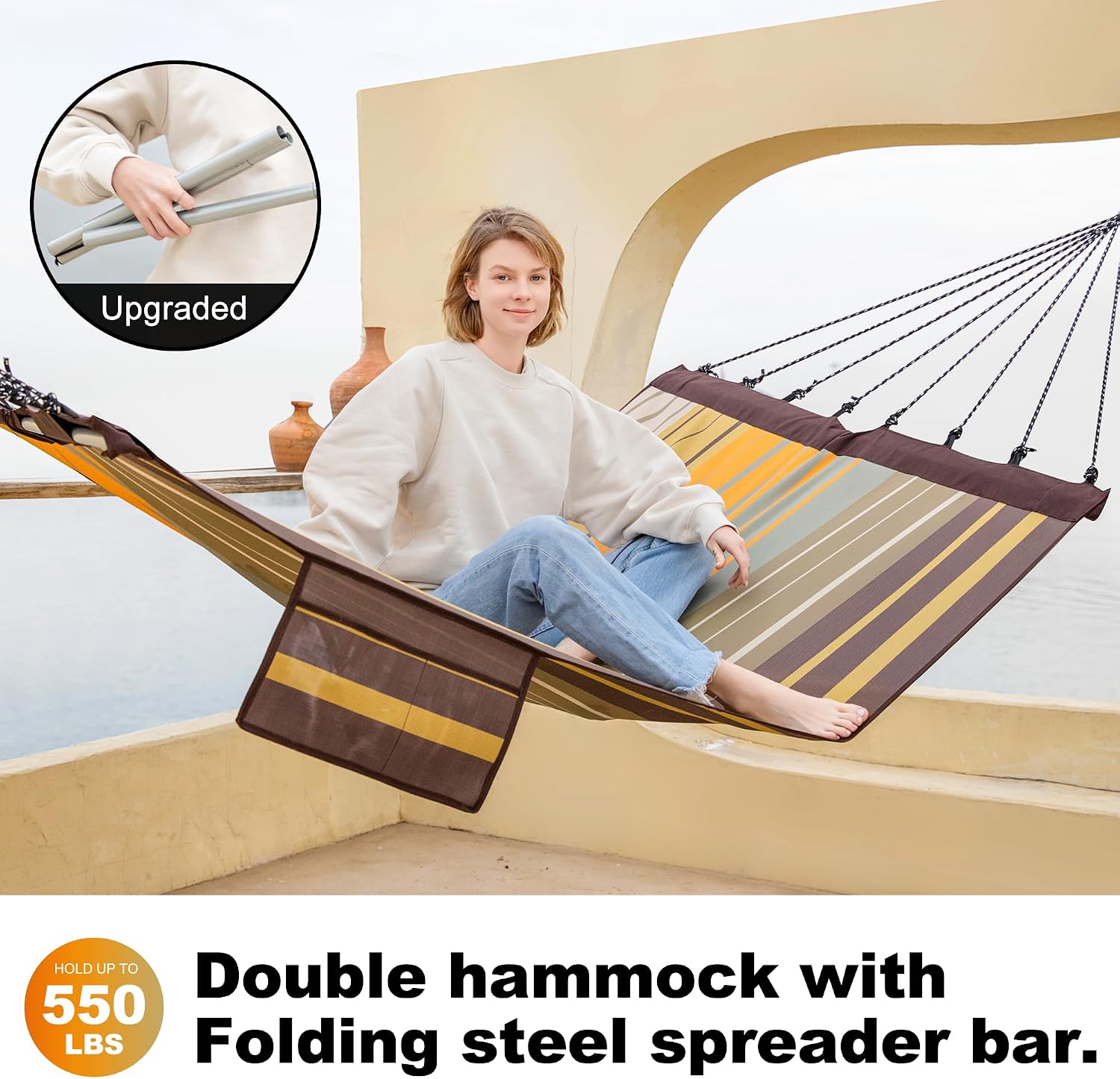 14ft Quick‑Dry 2‑Person Hammock