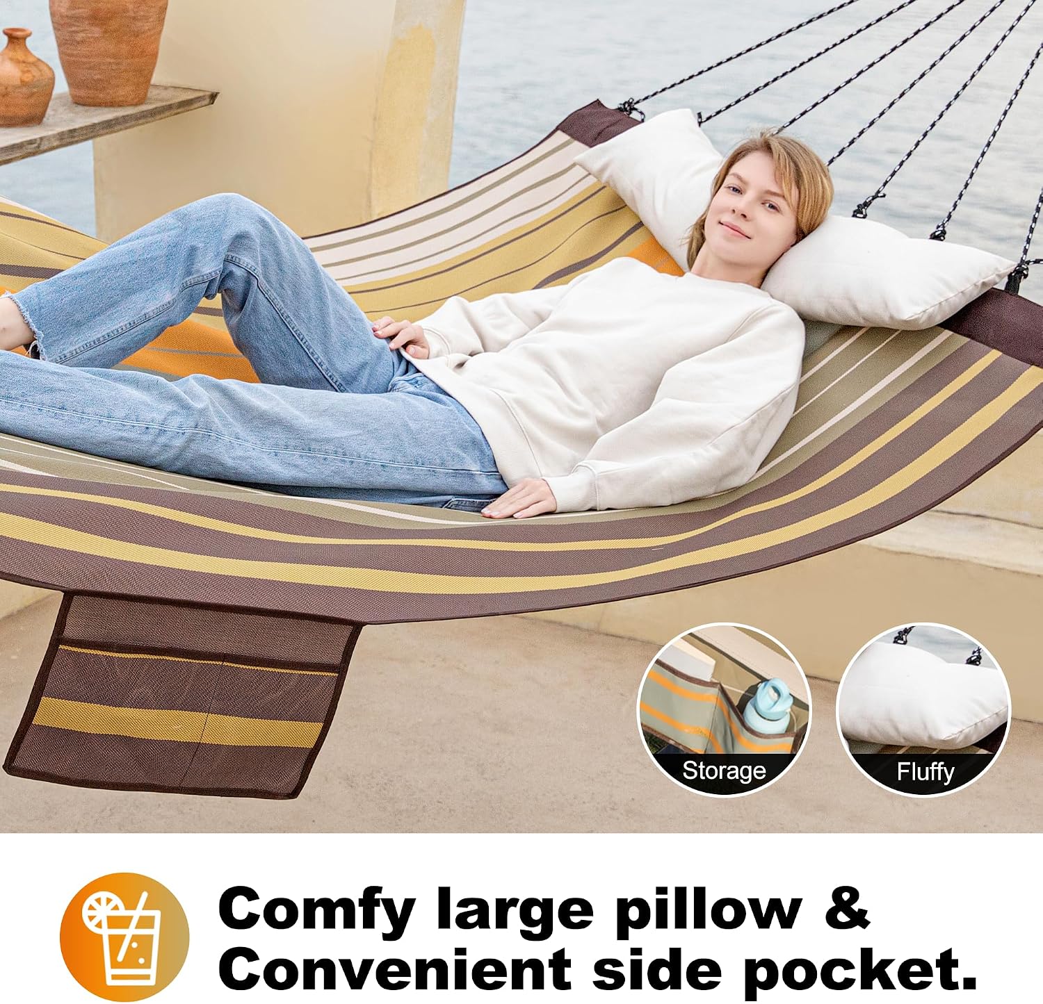 14ft Quick‑Dry 2‑Person Hammock