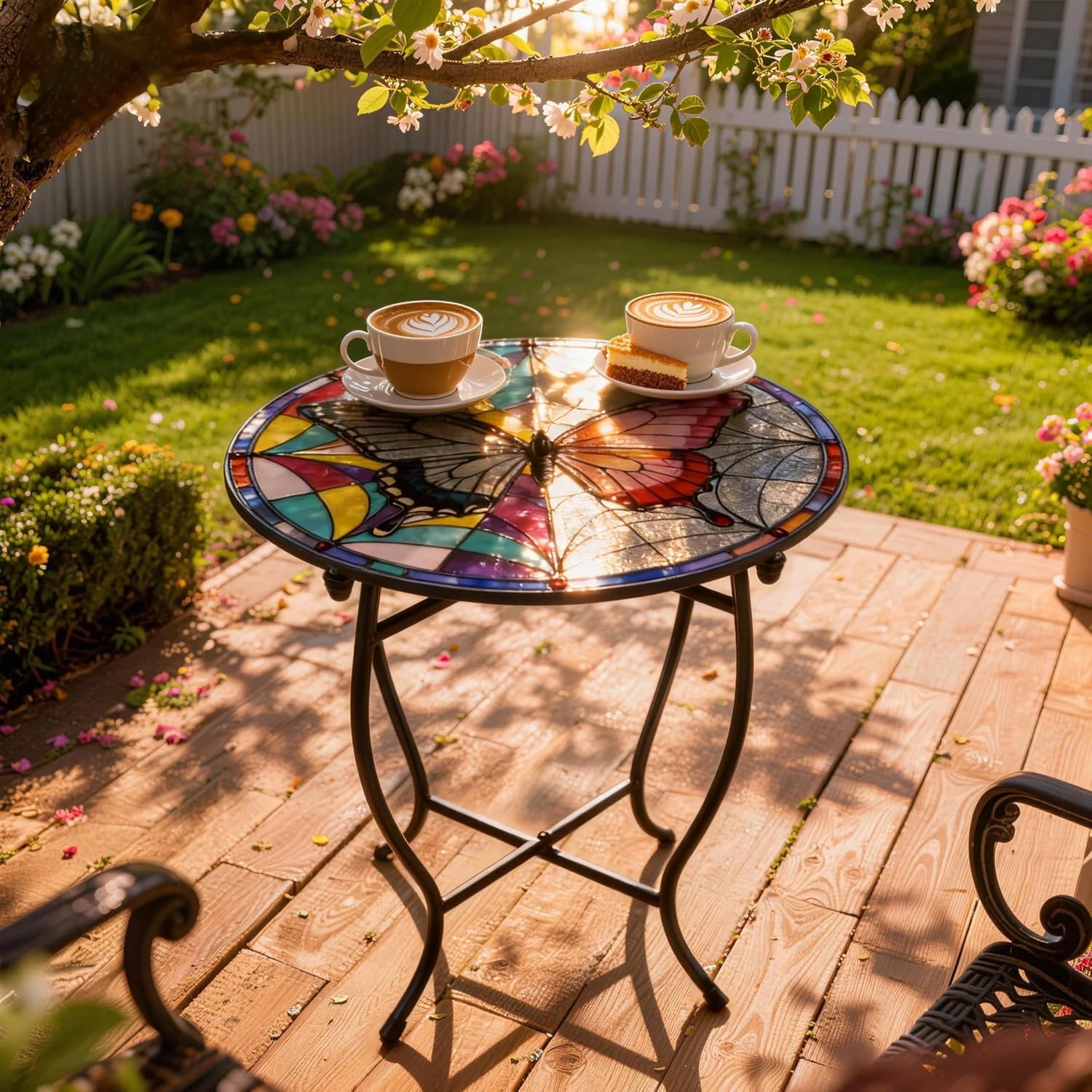 Small Round Indoor‑Outdoor Side Table