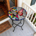 Small Round Indoor‑Outdoor Side Table