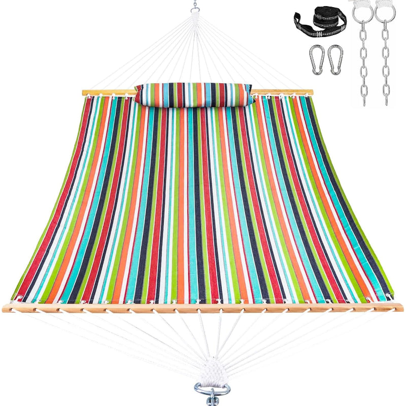 Double Sunbrella Outdoor Hammock