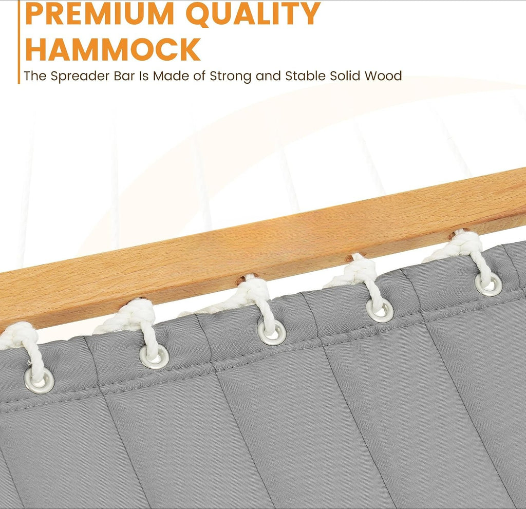 Quilted Double Hammock with Pillow