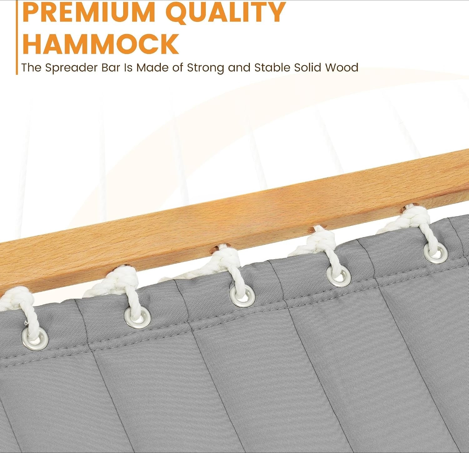 Quilted Double Hammock with Pillow