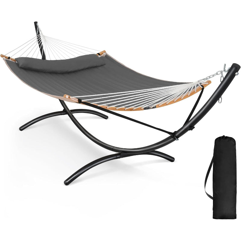 Dark Gray Standing Patio Hammock